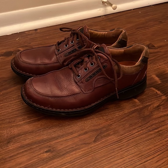 LAST CHANCE ⏰ Clarks 1825 Unstoppables 8.5 M Leather Tie Dress Shoes - Picture 3 of 7